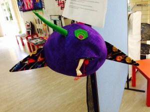 Speaking of 'outside the box' June's purple people eater definitely ticked the creative box 