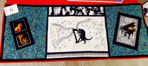 Margaret's musical table runner 