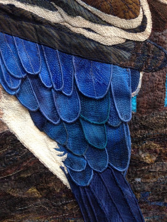 Close up of 'True Blue Jacko', Jeannie Henry